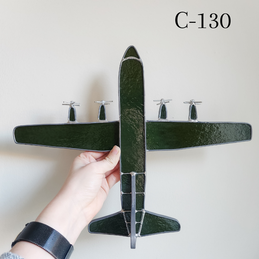 Custom Stained Glass Jet (KC, C, E, P, & B)