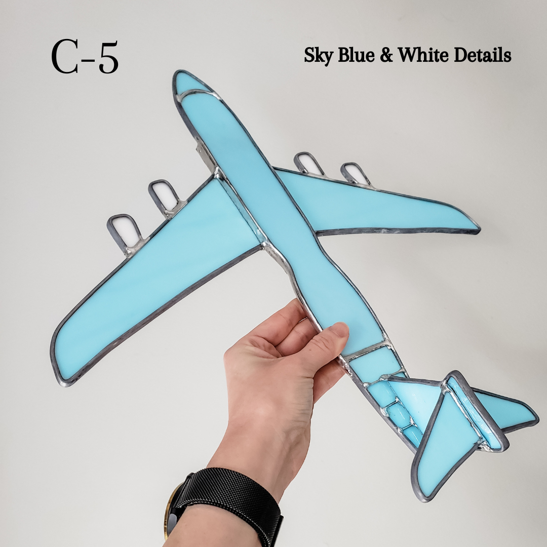 Custom Stained Glass Jet (KC, C, E, P, & B)