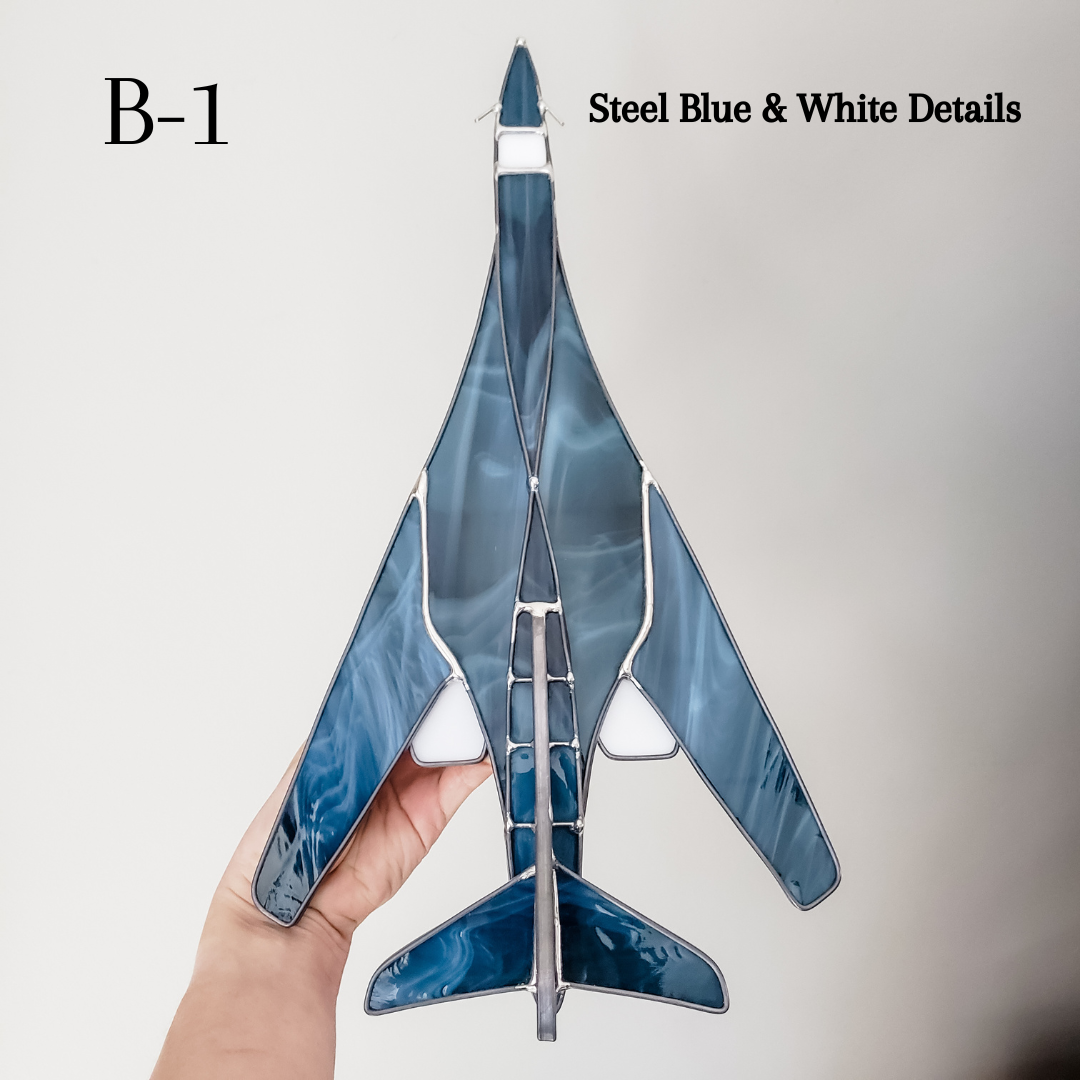 Custom Stained Glass Jet (KC, C, E, P, & B)