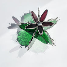 Load image into Gallery viewer, Barrel Cactus - Purple &amp; Silver
