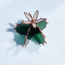 Load image into Gallery viewer, Barrel Cactus - White &amp; Copper
