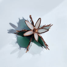 Load image into Gallery viewer, Barrel Cactus - White &amp; Copper
