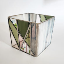 Load image into Gallery viewer, Geometric Candle Holder - Mixed Pinks/Olives/Clears
