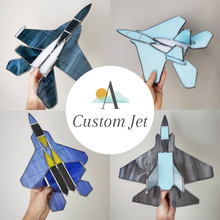 Load image into Gallery viewer, Custom Stained Glass Jet (F &amp; A)
