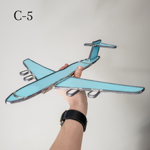 Load image into Gallery viewer, Custom Stained Glass Jet (KC, C, E, P, &amp; B)
