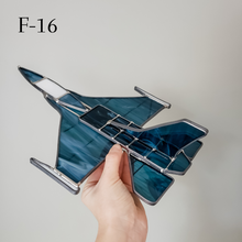Load image into Gallery viewer, Custom Stained Glass Jet (F &amp; A)
