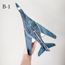 Load image into Gallery viewer, Custom Stained Glass Jet (KC, C, E, P, &amp; B)
