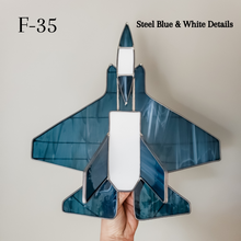 Load image into Gallery viewer, Custom Stained Glass Jet (F &amp; A)
